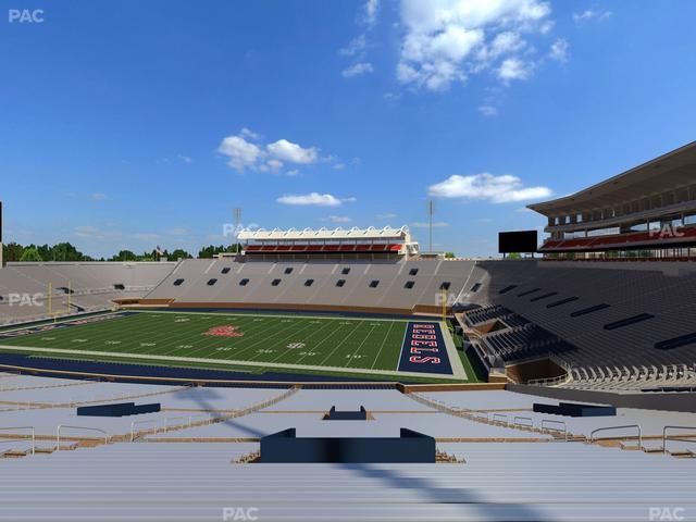 Vaught Hemingway Stadium - Section B Seat View