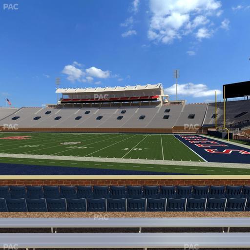 Vaught Hemingway Stadium - Section B Seat View