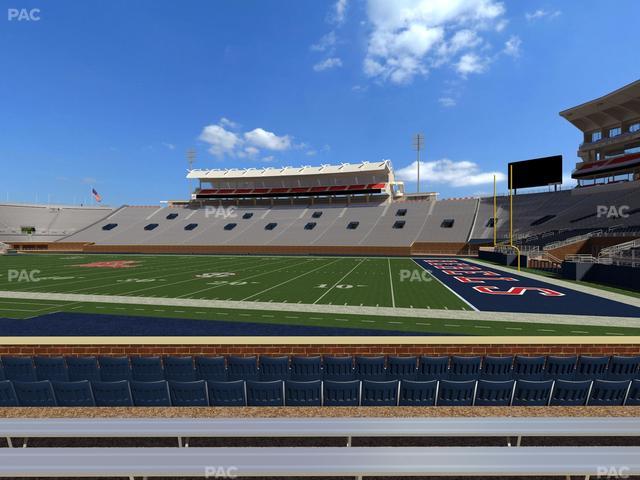 Vaught Hemingway Stadium - Section B Seat View