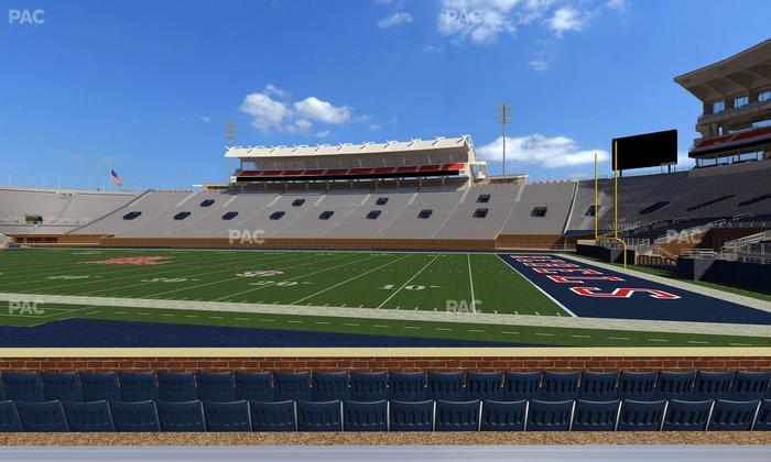 Vaught Hemingway Stadium - Section B Seat View