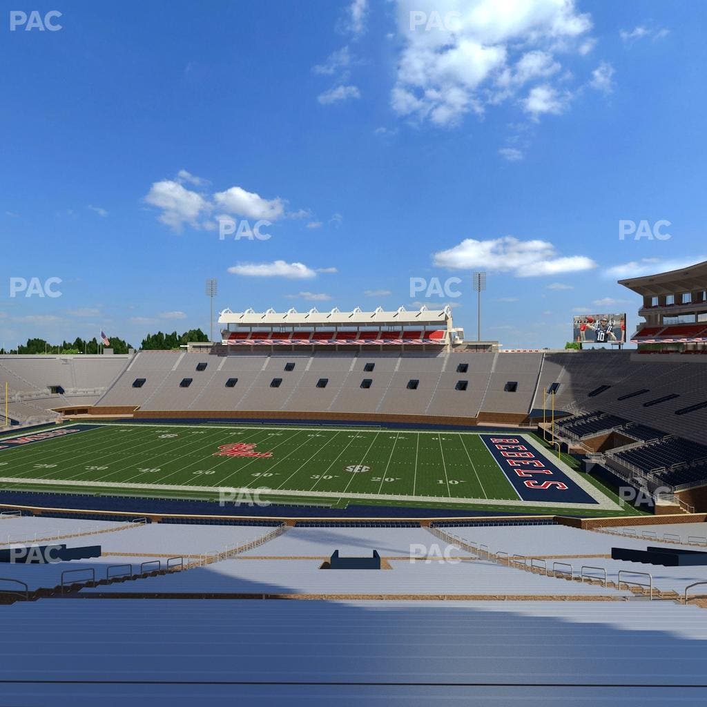 Vaught Hemingway Stadium - Section C Seat View