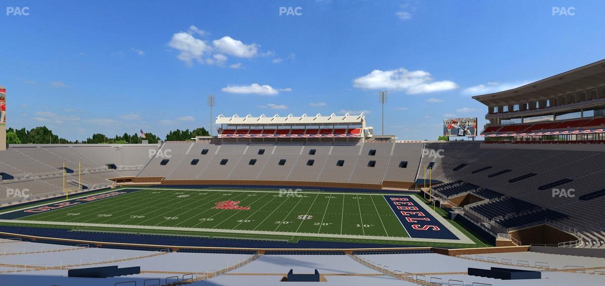 Vaught Hemingway Stadium - Section C Seat View
