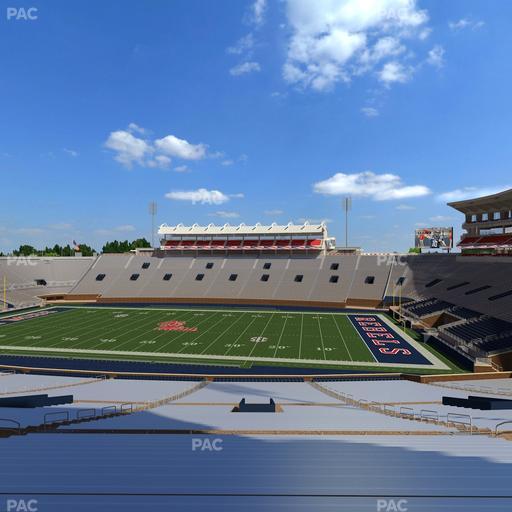 Vaught Hemingway Stadium - Section C Seat View