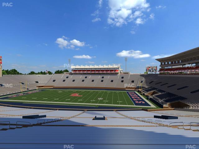 Vaught Hemingway Stadium - Section C Seat View