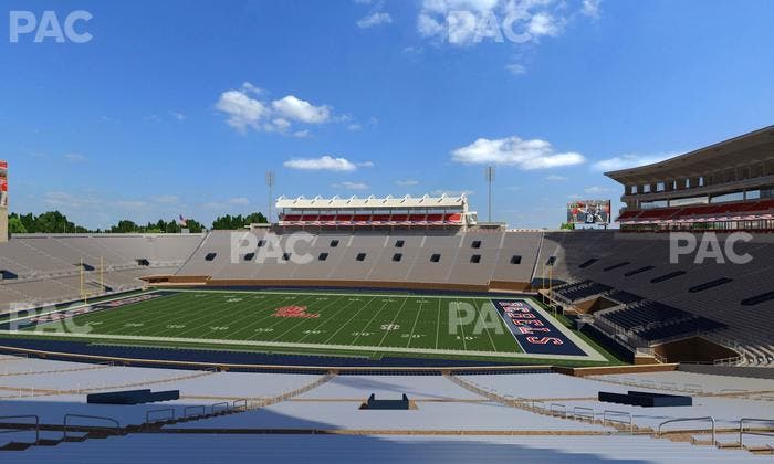 Vaught Hemingway Stadium - Section C Seat View