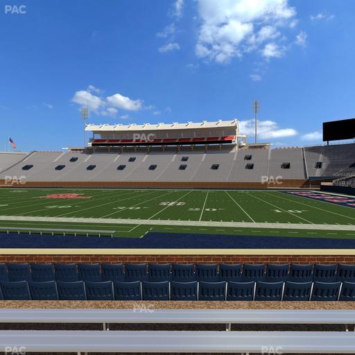 Vaught Hemingway Stadium - Section C Seat View