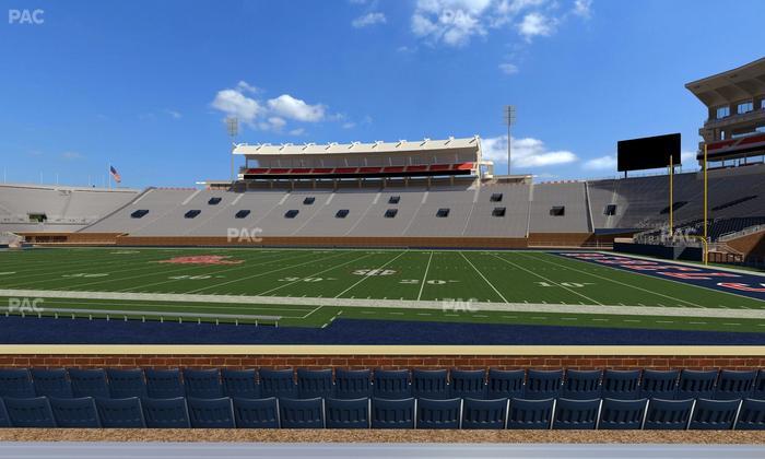 Vaught Hemingway Stadium - Section C Seat View