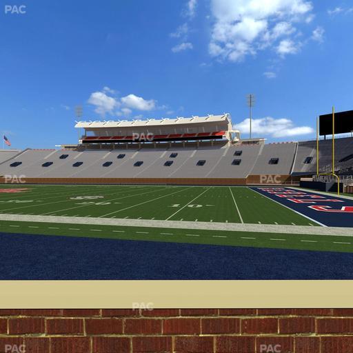 Vaught Hemingway Stadium - Section Chairback B Seat View