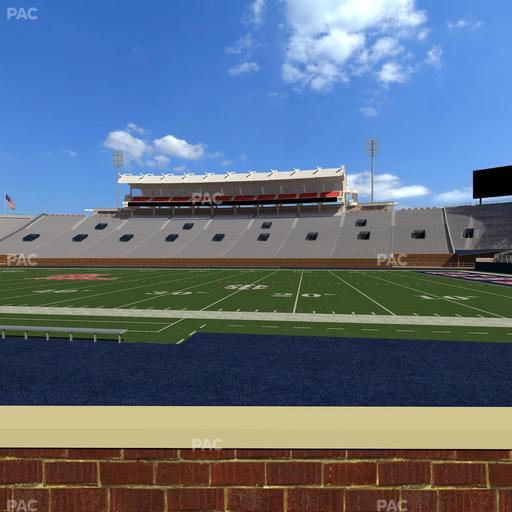 Vaught Hemingway Stadium - Section Chairback C Seat View