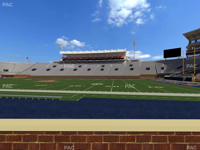 Vaught Hemingway Stadium - Section Chairback C Seat View