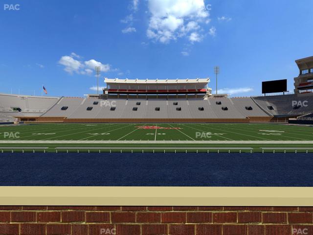 Vaught Hemingway Stadium - Section Chairback E Seat View