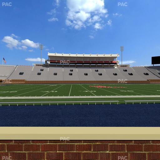 Vaught Hemingway Stadium - Section Chairback F Seat View