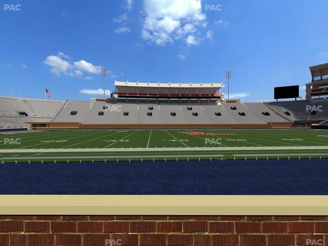 Vaught Hemingway Stadium - Section Chairback F Seat View