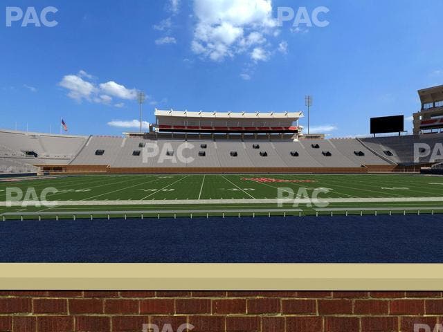Vaught Hemingway Stadium - Section Chairback F Seat View
