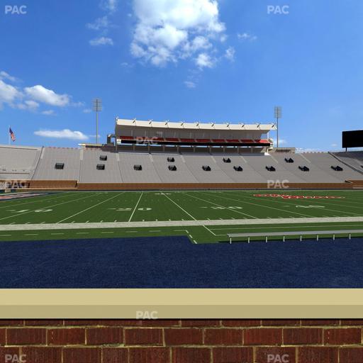 Vaught Hemingway Stadium - Section Chairback G Seat View