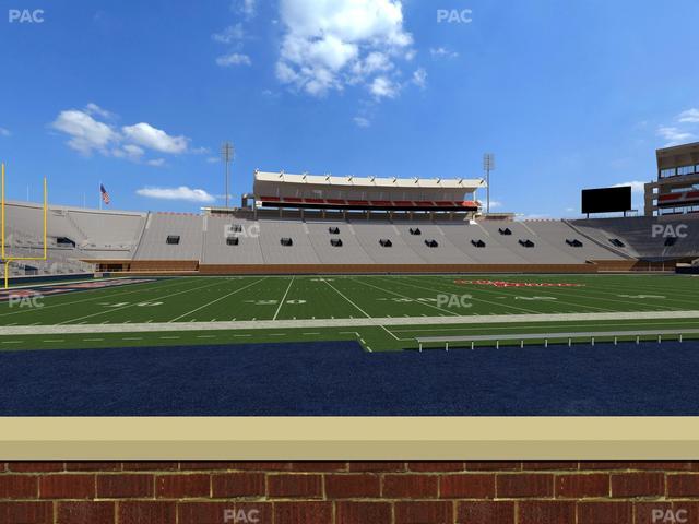 Vaught Hemingway Stadium - Section Chairback G Seat View
