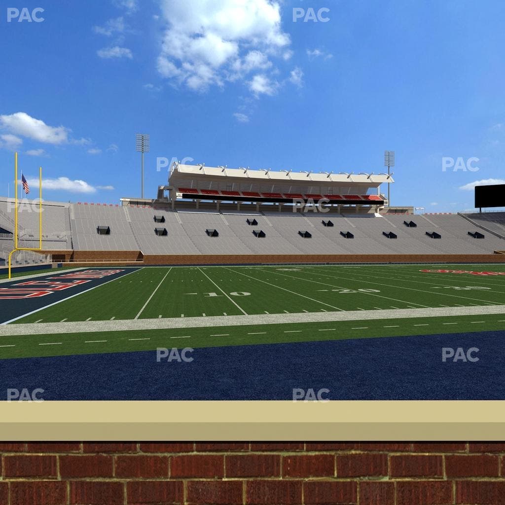 Vaught Hemingway Stadium - Section Chairback H Seat View