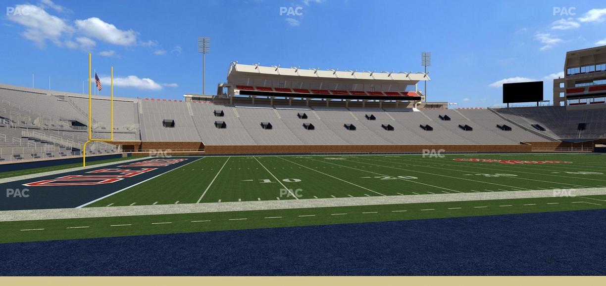 Vaught Hemingway Stadium - Section Chairback H Seat View