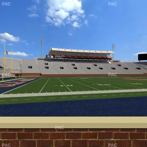 Vaught Hemingway Stadium - Section Chairback H Seat View