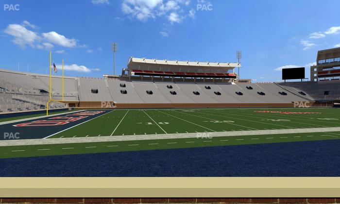 Vaught Hemingway Stadium - Section Chairback H Seat View