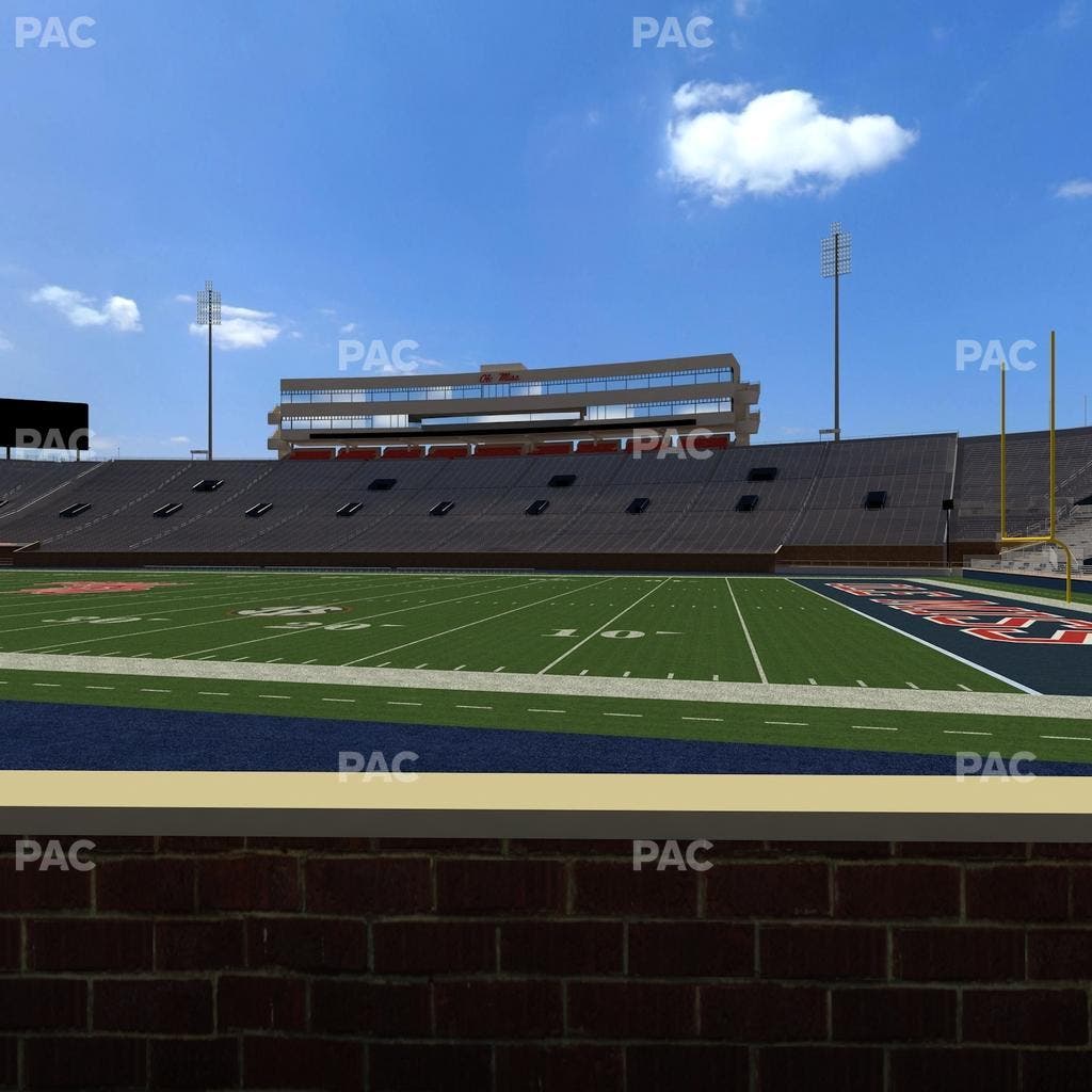 Vaught Hemingway Stadium - Section Chairback L Seat View