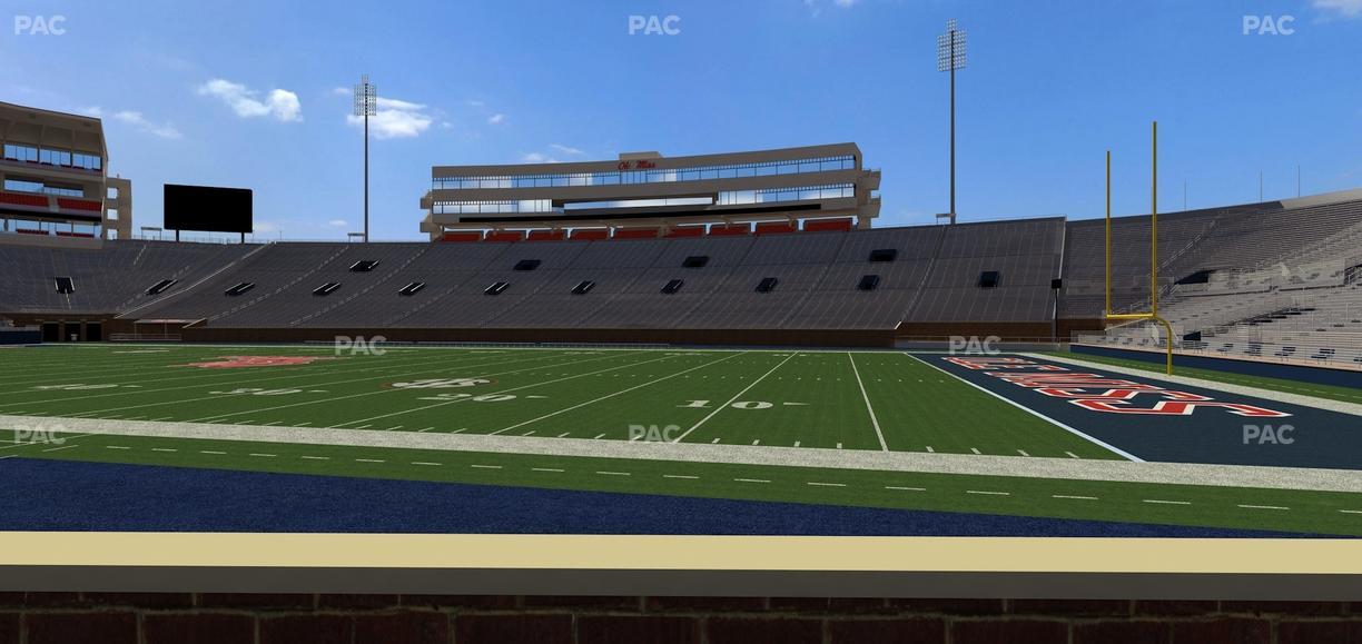 Vaught Hemingway Stadium - Section Chairback L Seat View