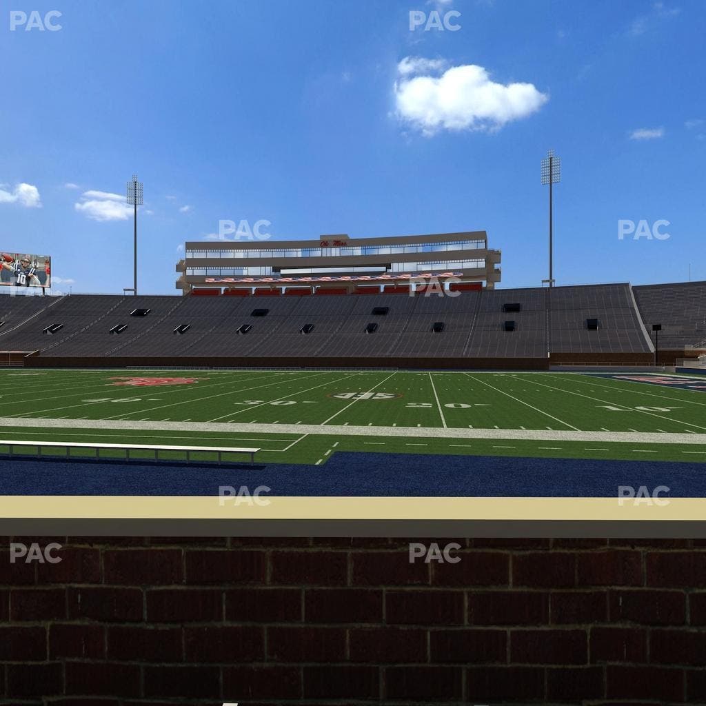 Vaught Hemingway Stadium - Section Chairback M Seat View