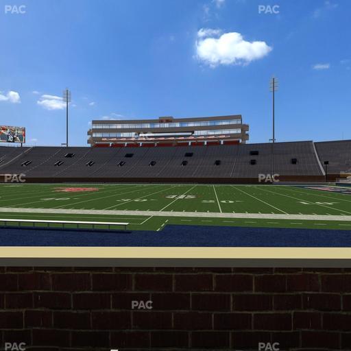 Vaught Hemingway Stadium - Section Chairback M Seat View