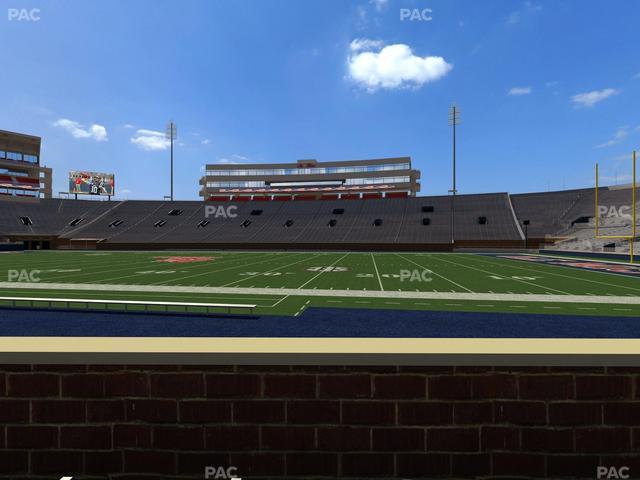 Vaught Hemingway Stadium - Section Chairback M Seat View
