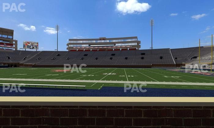 Vaught Hemingway Stadium - Section Chairback M Seat View