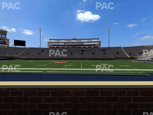 Vaught Hemingway Stadium - Section Chairback N Seat View