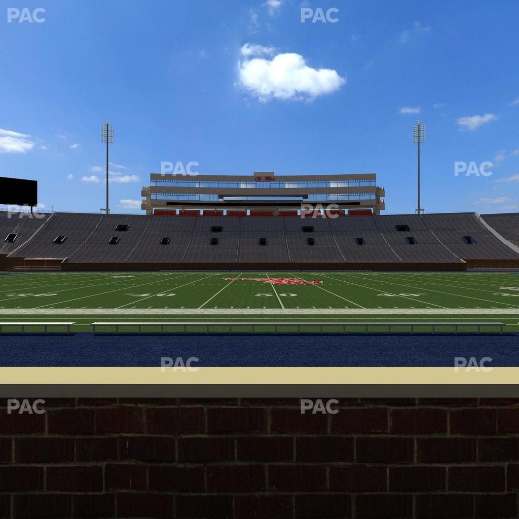 Vaught Hemingway Stadium - Section Chairback O Seat View