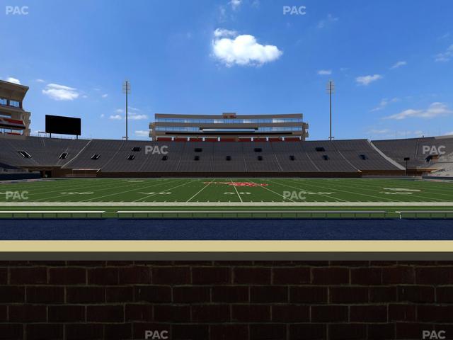 Vaught Hemingway Stadium - Section Chairback O Seat View