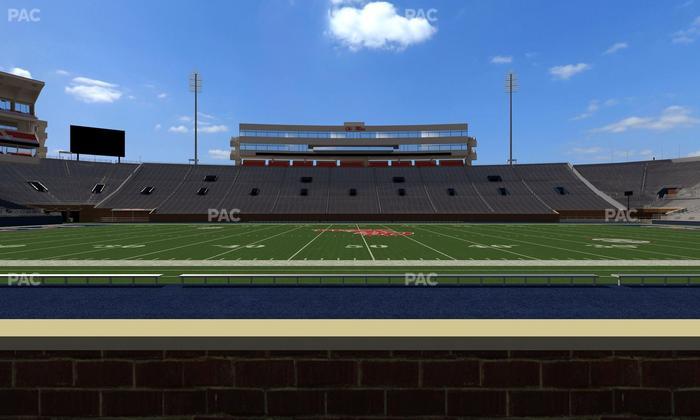 Vaught Hemingway Stadium - Section Chairback O Seat View