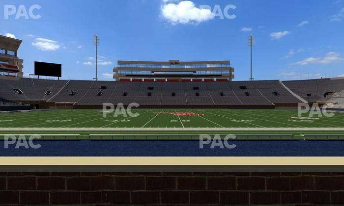 Vaught Hemingway Stadium - Section Chairback O Seat View