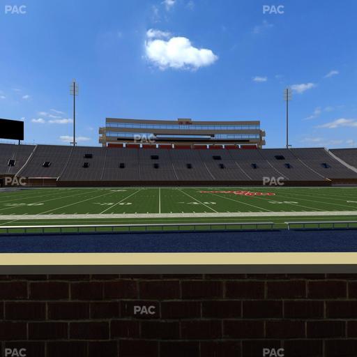 Vaught Hemingway Stadium - Section Chairback P Seat View