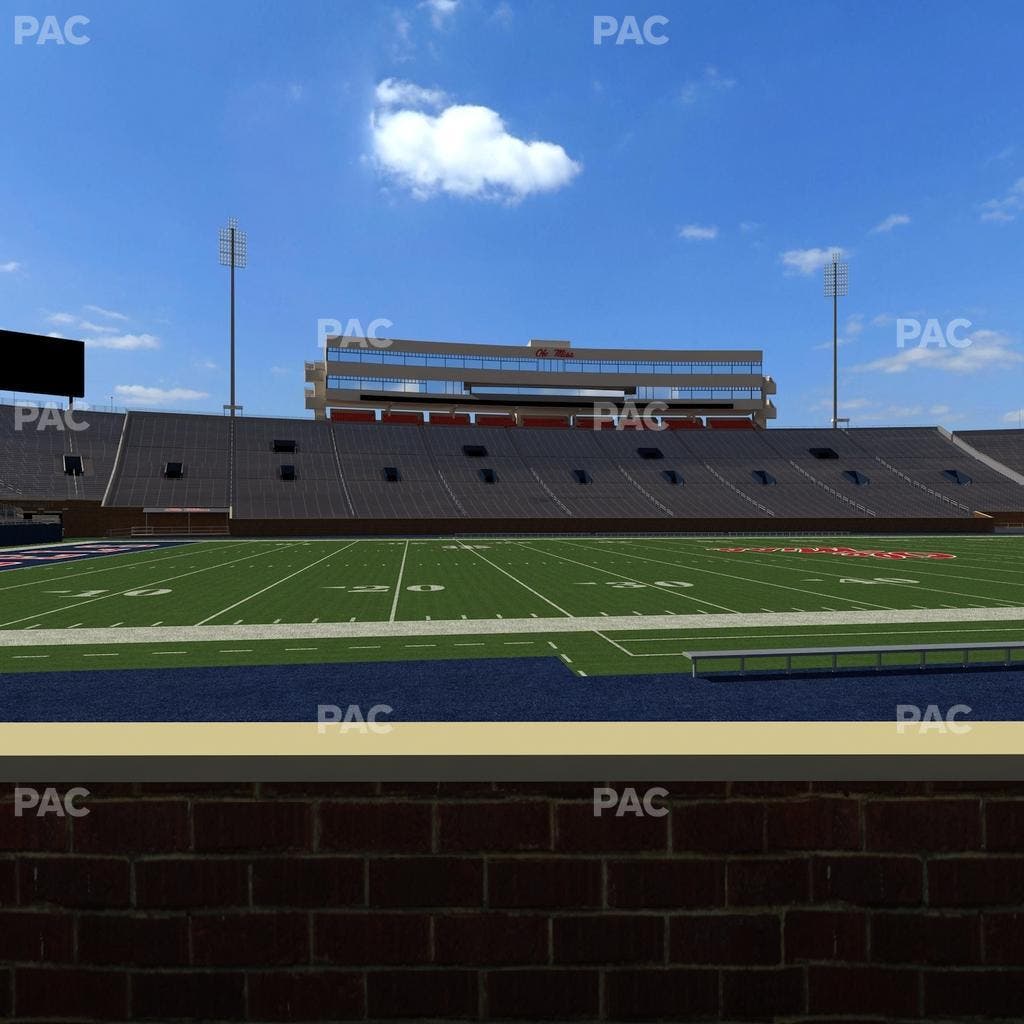 Vaught Hemingway Stadium - Section Chairback Q Seat View