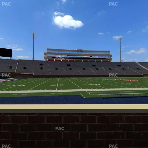 Vaught Hemingway Stadium - Section Chairback Q Seat View