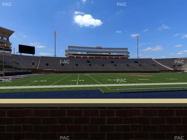 Vaught Hemingway Stadium - Section Chairback Q Seat View