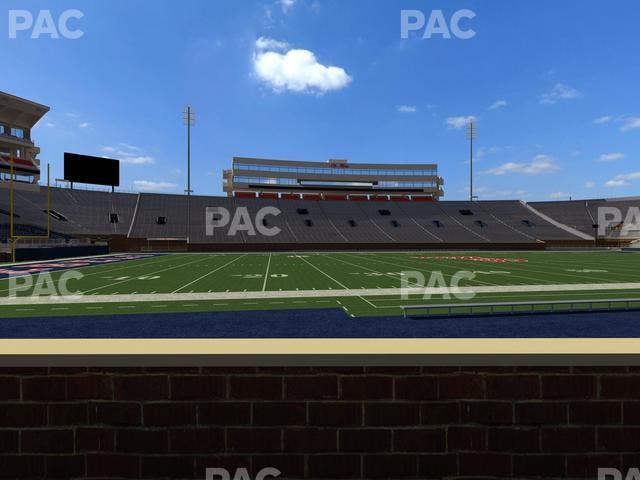 Vaught Hemingway Stadium - Section Chairback Q Seat View