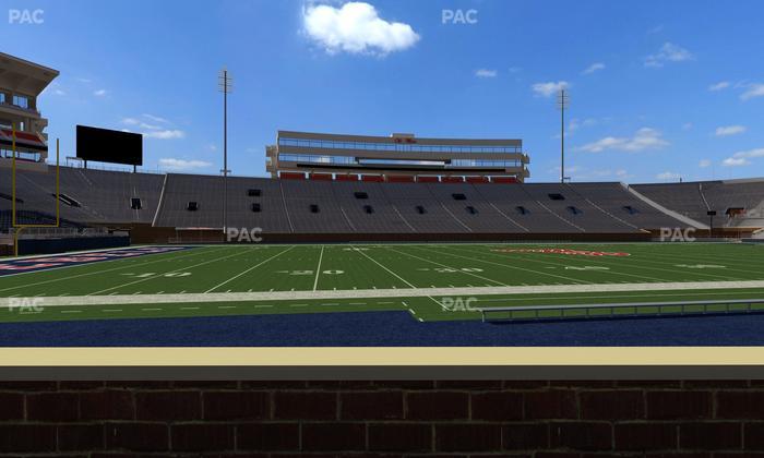Vaught Hemingway Stadium - Section Chairback Q Seat View