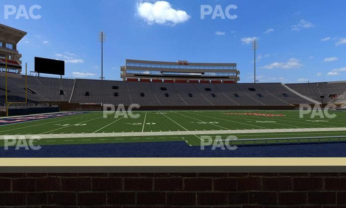 Vaught Hemingway Stadium - Section Chairback Q Seat View