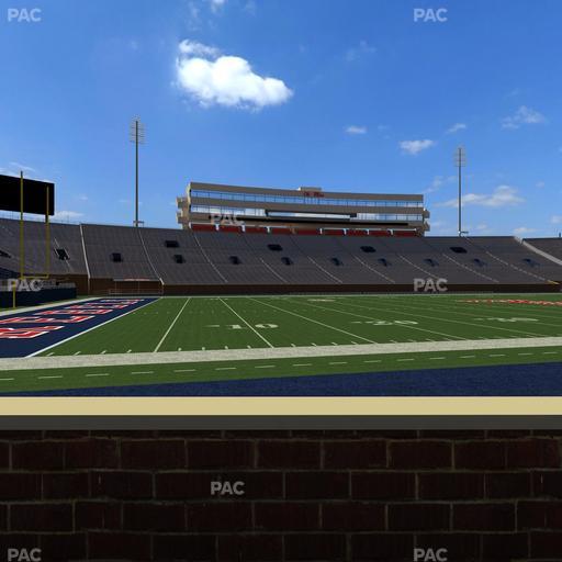 Vaught Hemingway Stadium - Section Chairback R Seat View