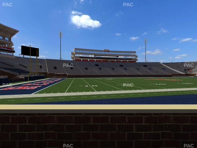 Vaught Hemingway Stadium - Section Chairback R Seat View