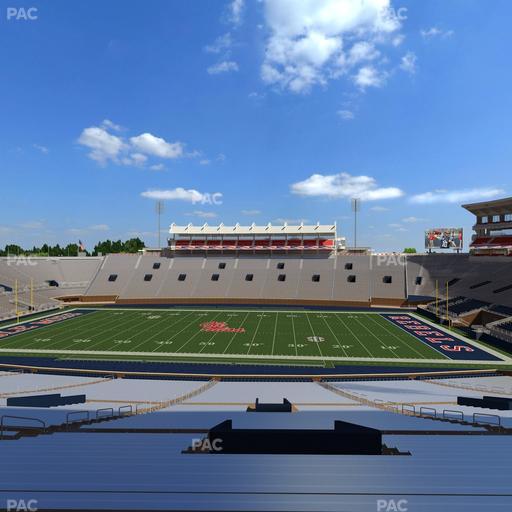 Vaught Hemingway Stadium - Section D Seat View