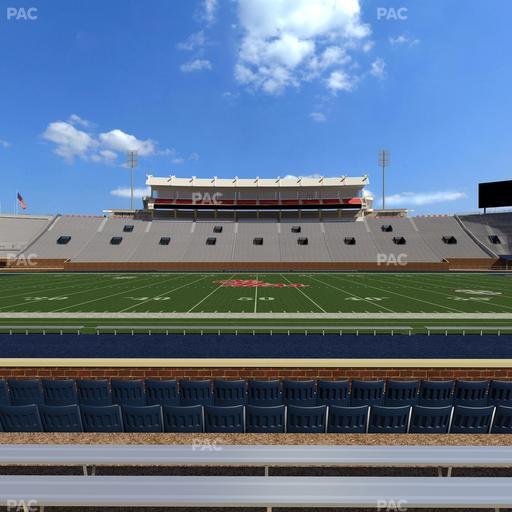 Vaught Hemingway Stadium - Section E Seat View