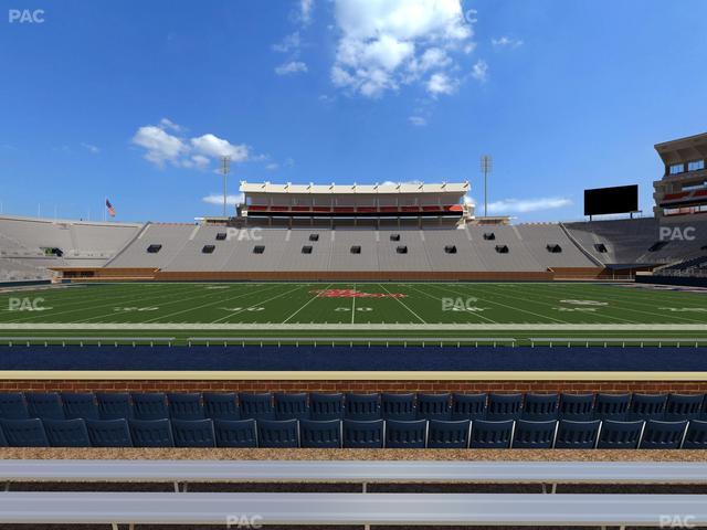Vaught Hemingway Stadium - Section E Seat View