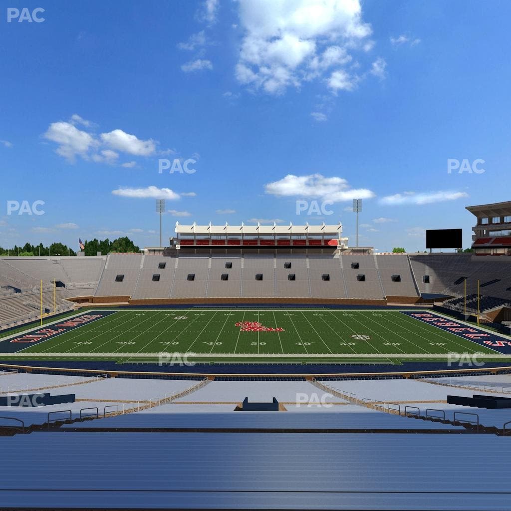 Vaught Hemingway Stadium - Section E Seat View