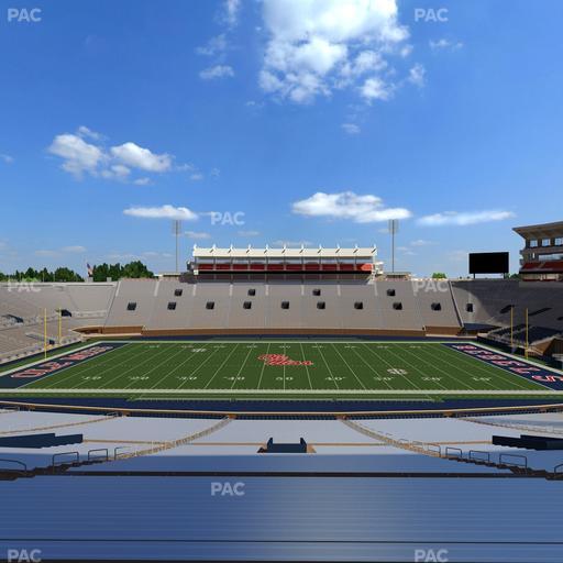 Vaught Hemingway Stadium - Section E Seat View
