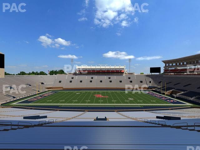 Vaught Hemingway Stadium - Section E Seat View